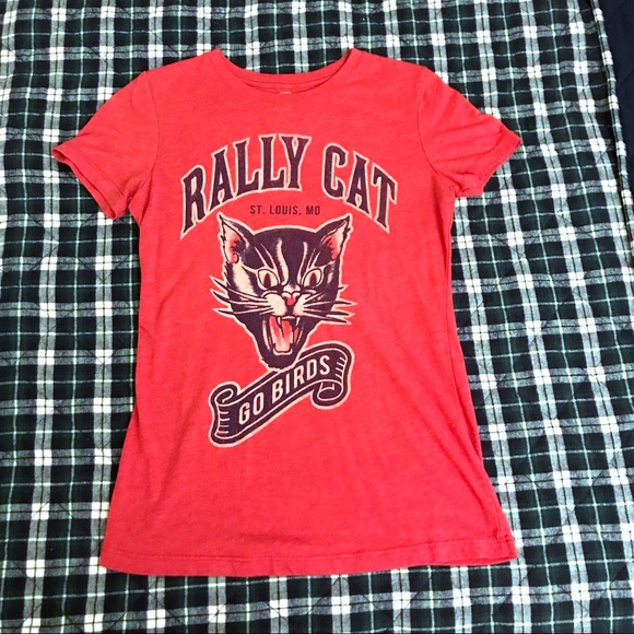 108 Stitches St. Louis Cardinals Rally Cat T-shirt Small - Picture 2 of 7
